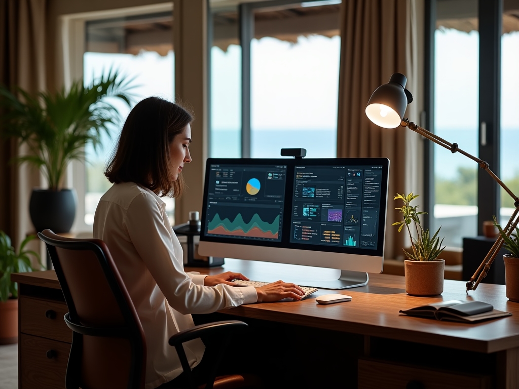 Configuración de oficina en casa